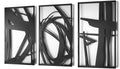 Minimalist Abstract Metal Wall Sculpture Decor