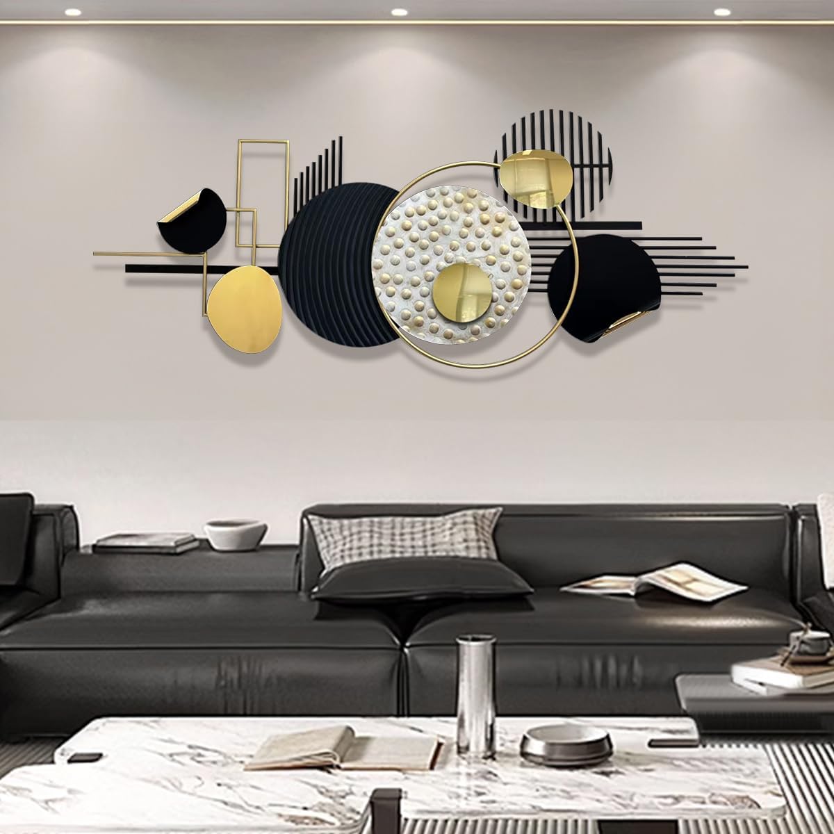 Modern Abstract Metal Wall Art Decor