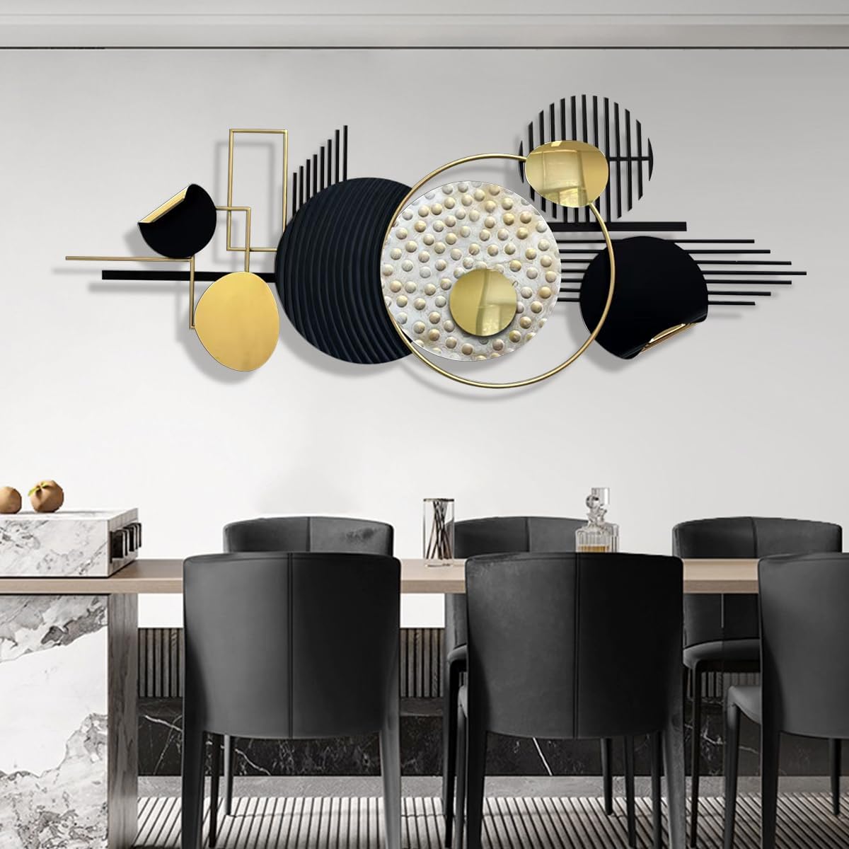 Modern Abstract Metal Wall Art Decor