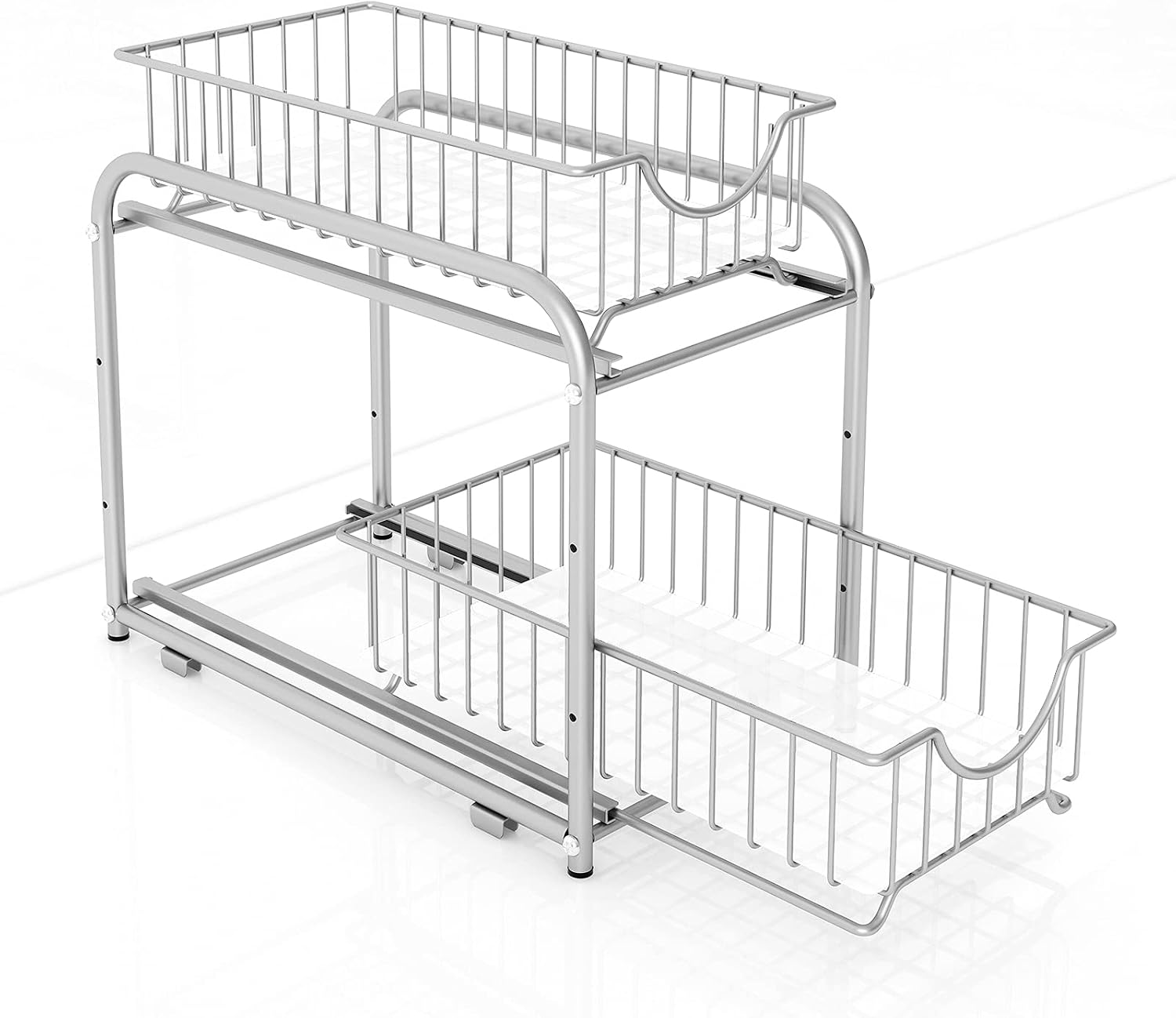 Two‑Tier Sliding Under‑Sink Organizer