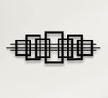 Abstract Geometric Metal Wall Art Decor