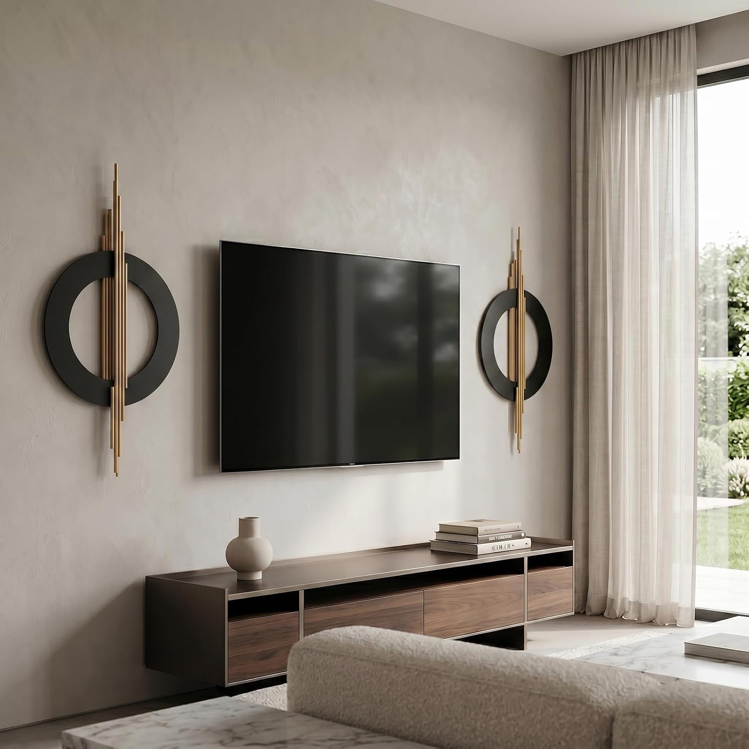 Modern Large Metal Wall Art Decor