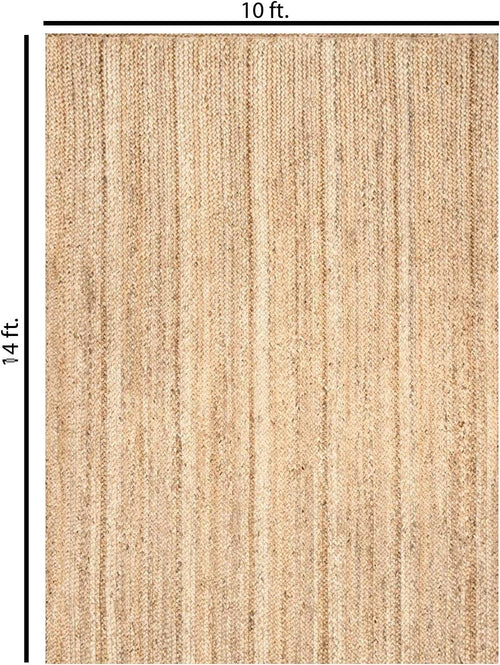Braided Boho Natural Jute Area Rug