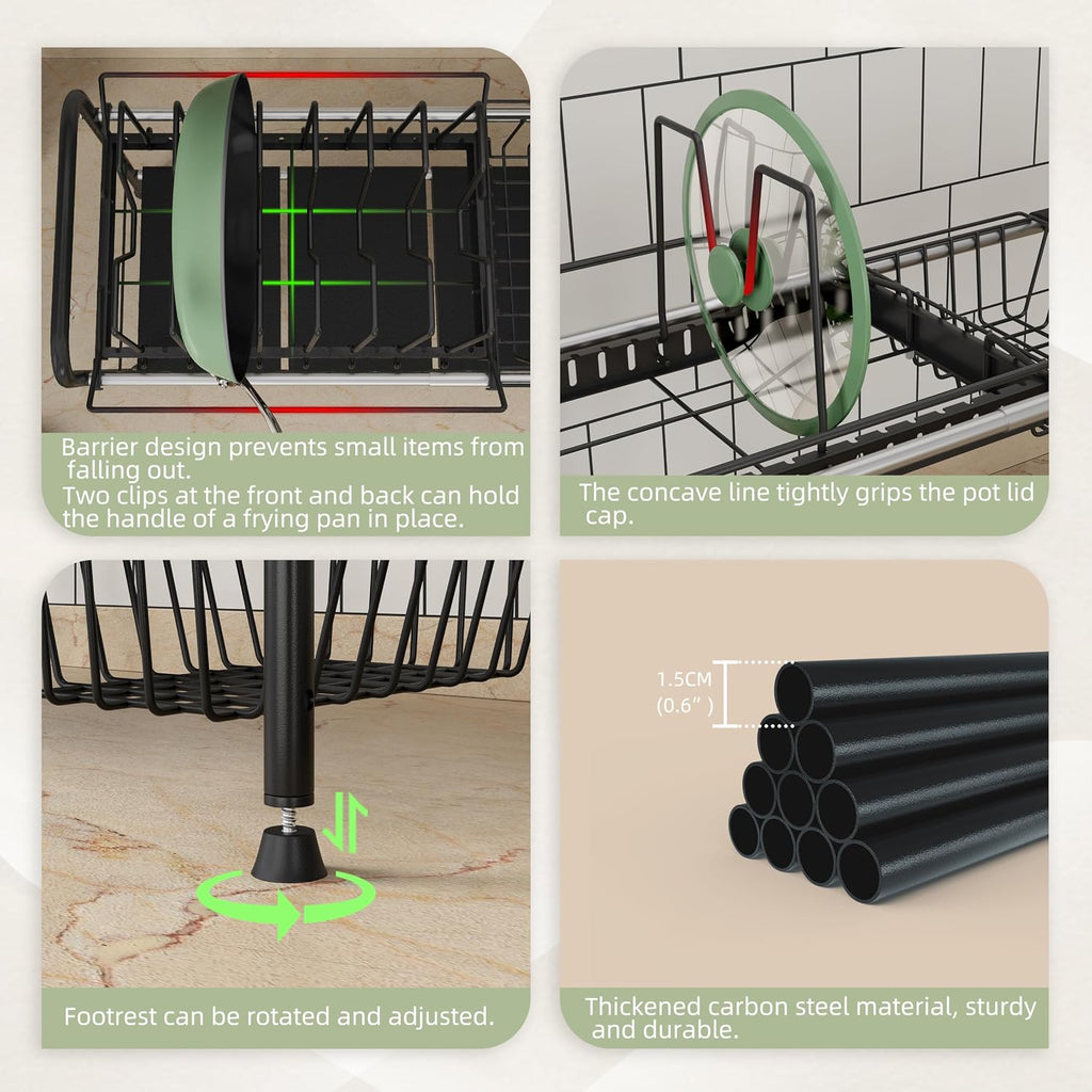 Expandable Under‑Sink Cabinet Storage Organizer