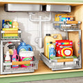 Two‑Tier Slide‑Out Under‑Sink Organizer