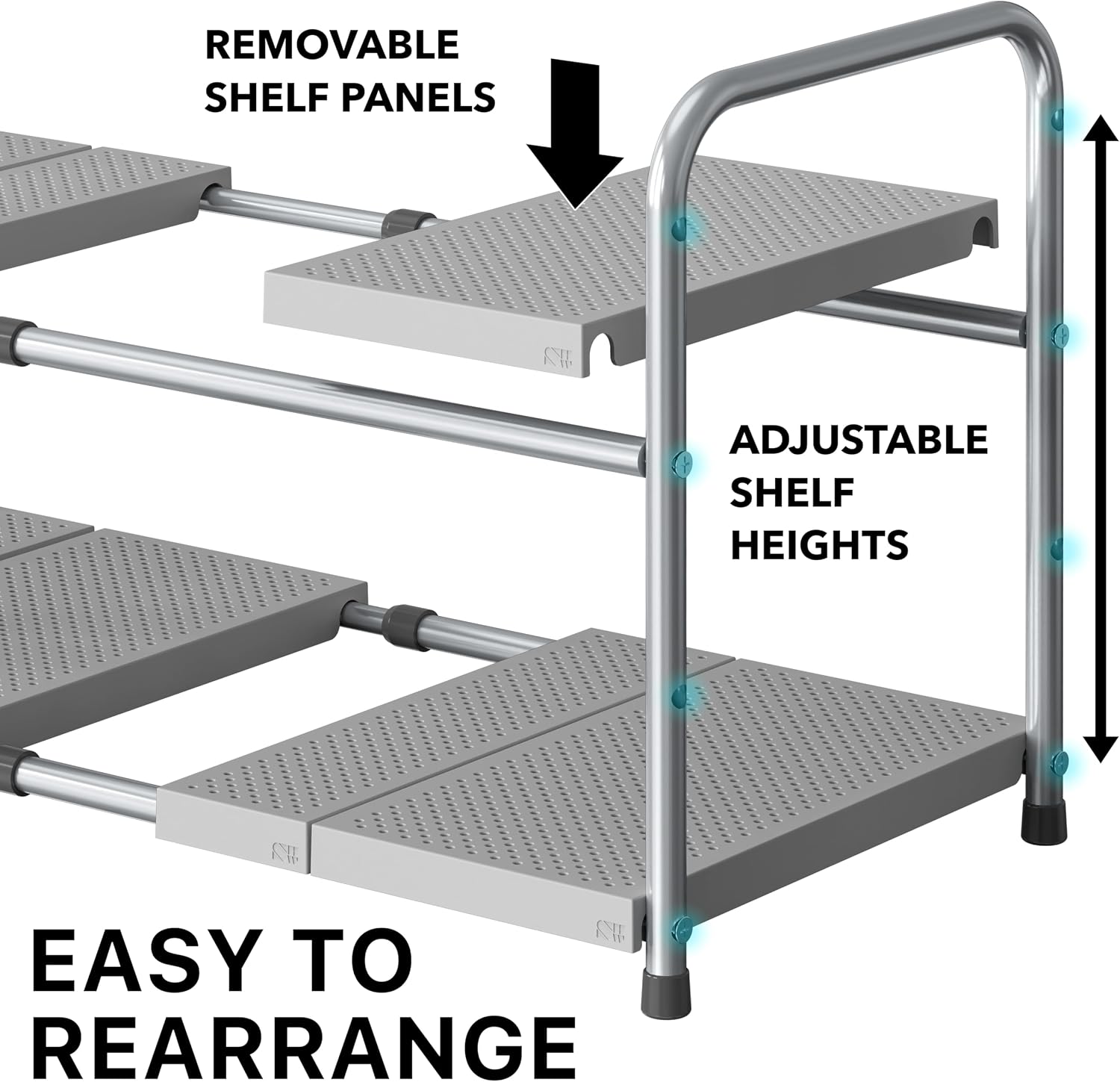 Expandable Two‑Tier Under‑Sink Organizer