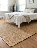 Hand‑Woven Farmhouse Jute Area Rug