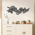 Modern Abstract Metal Wave Wall Decor