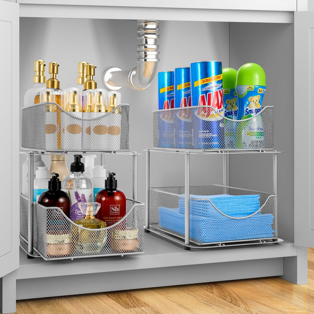 Mesh Pull‑Out Under‑Sink Organizer