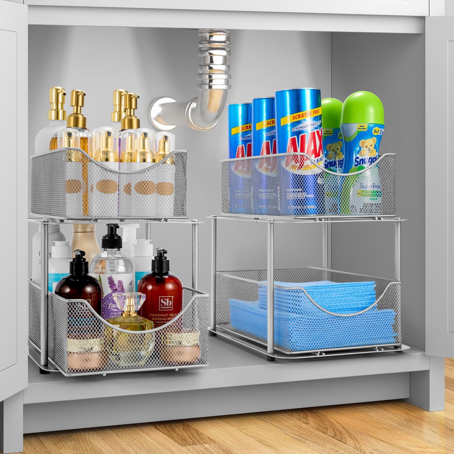 Mesh Pull‑Out Under‑Sink Organizer