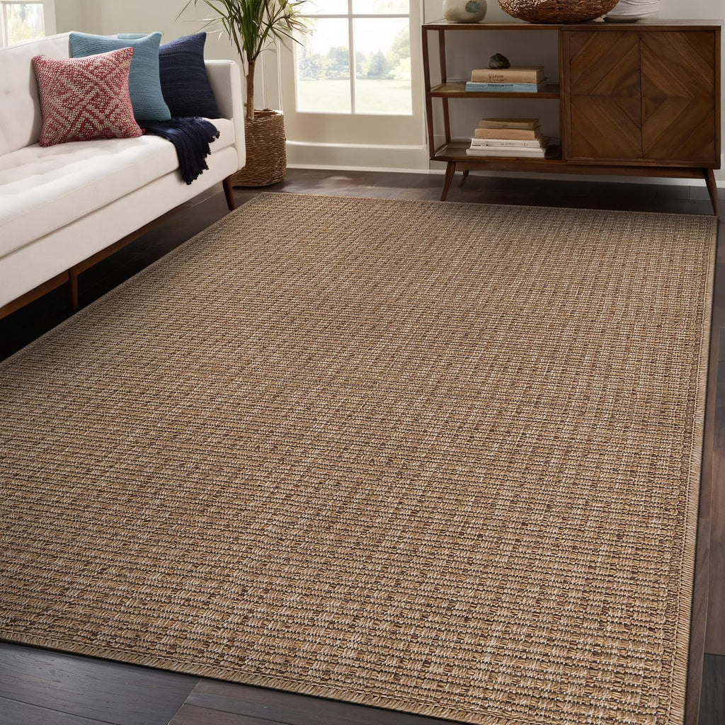 Natural Washable Jute Area Rug