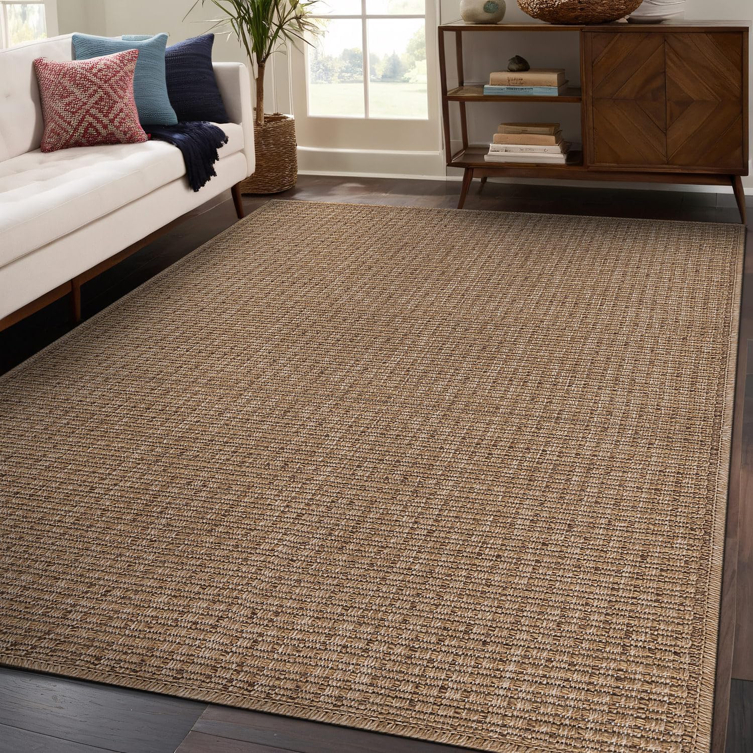 Natural Washable Jute Area Rug
