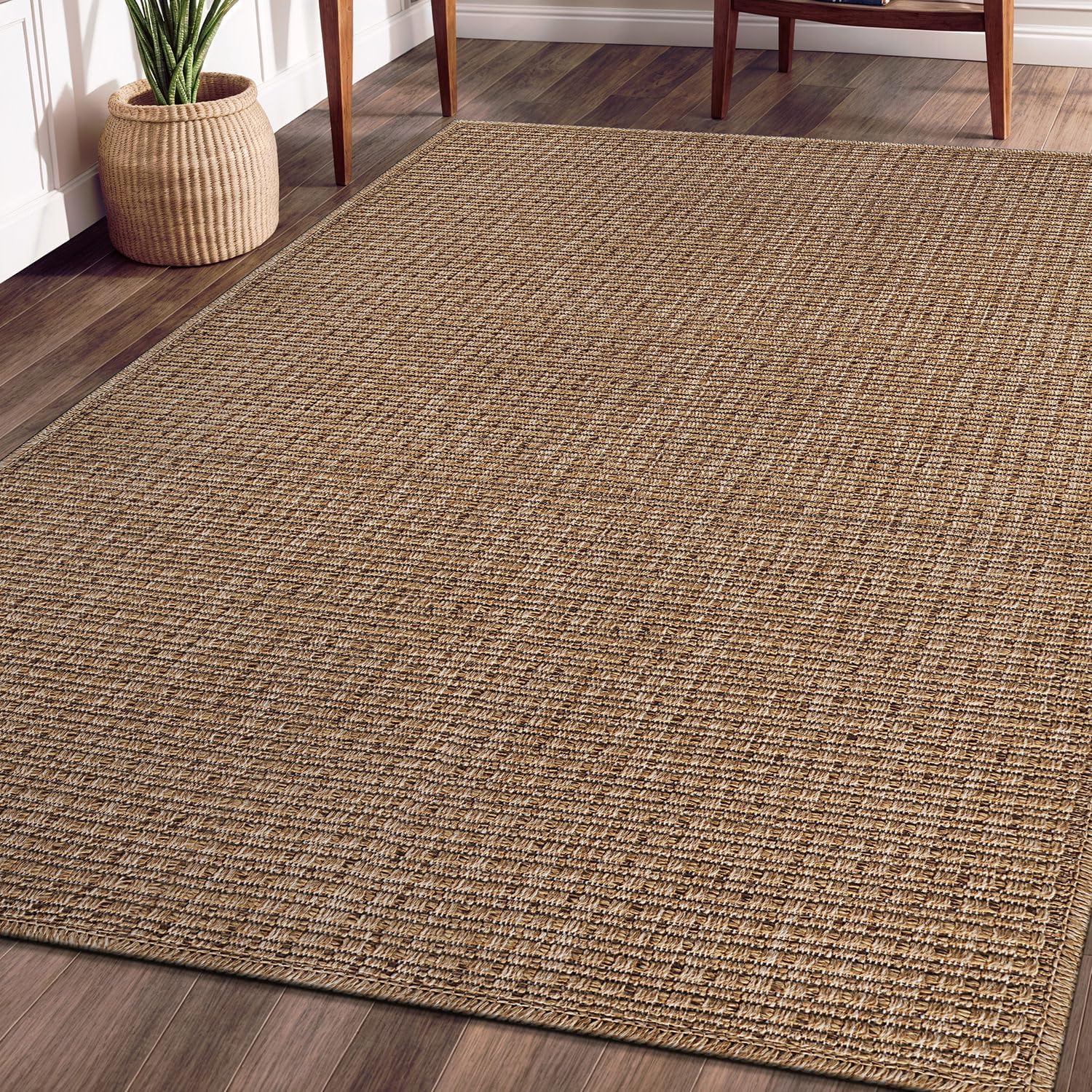 Natural Washable Jute Area Rug