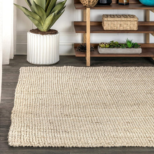 Bohemian Hand‑Woven Jute Area Rug