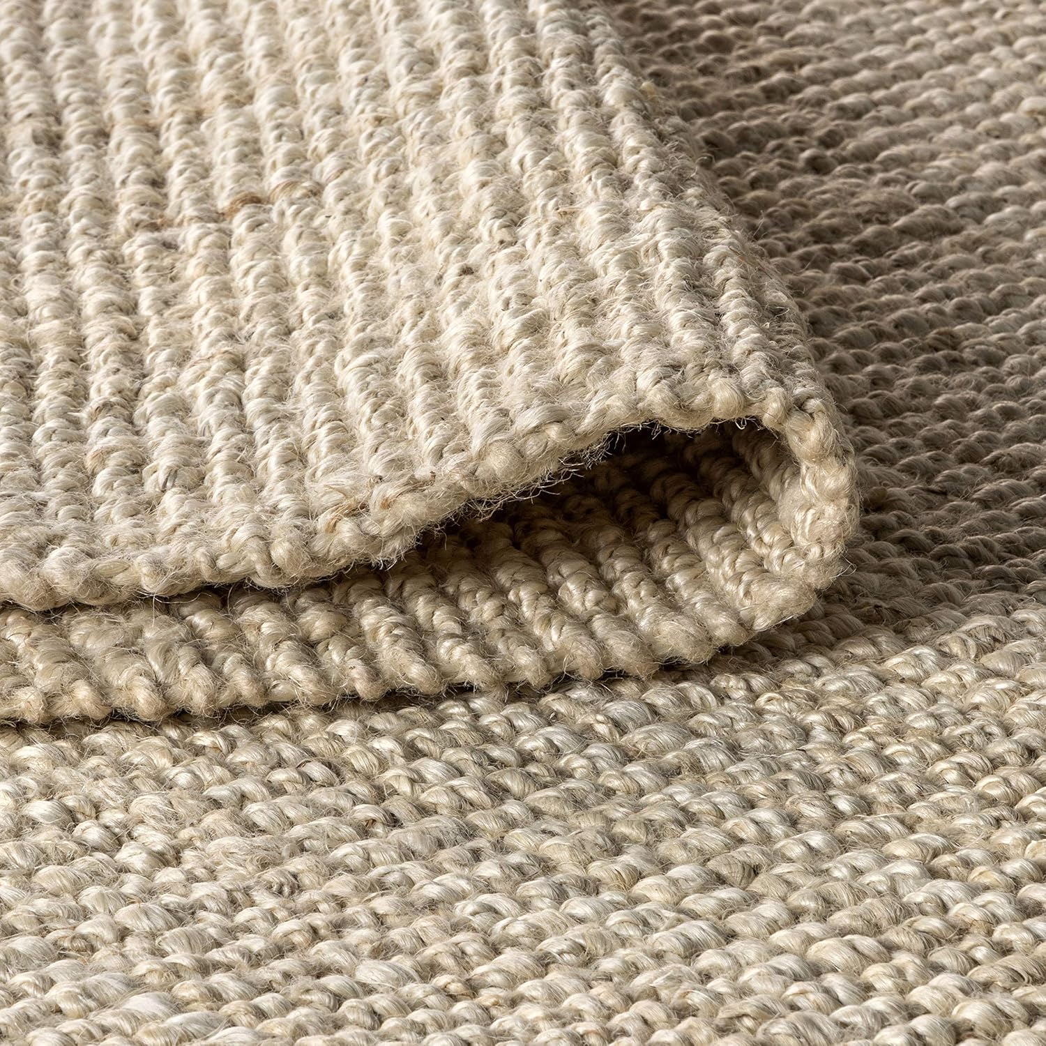 Bohemian Hand‑Woven Jute Area Rug