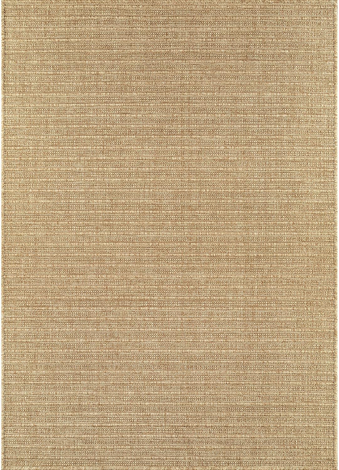Boho Striped Jute Area Rug