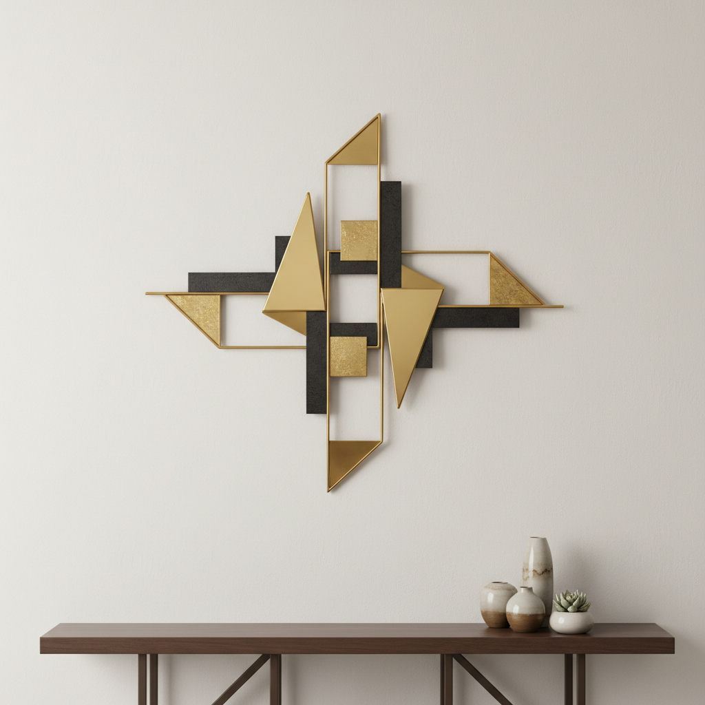 Metal Geometric Wall Art